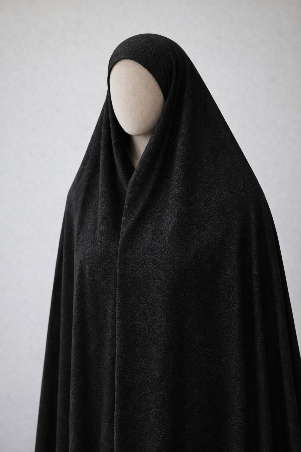 پارچه چادر مشکی طرح دار برند رولنس اصل کره ای کد 105