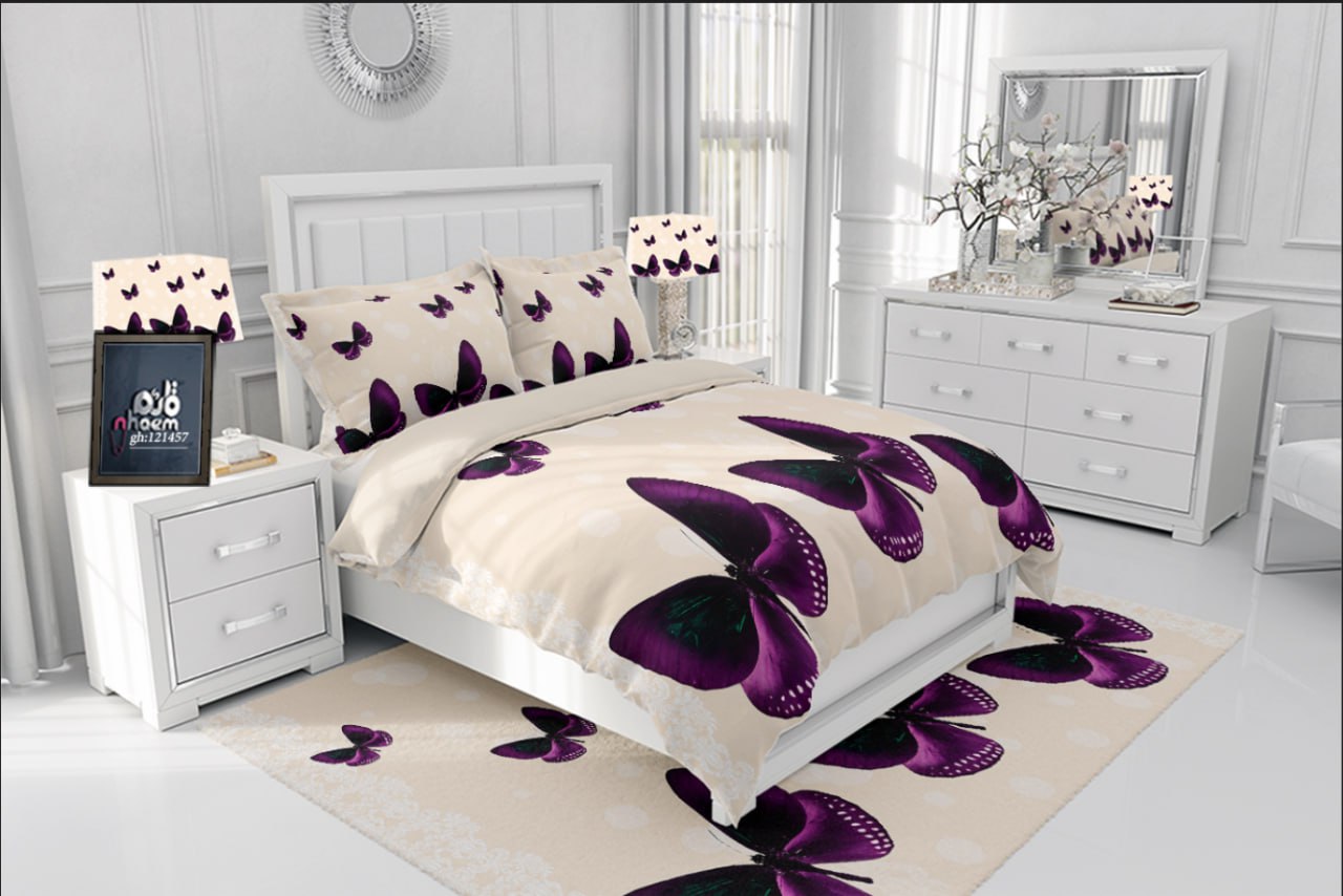 روتختی طرح پروانه برند رویال کد N-121457