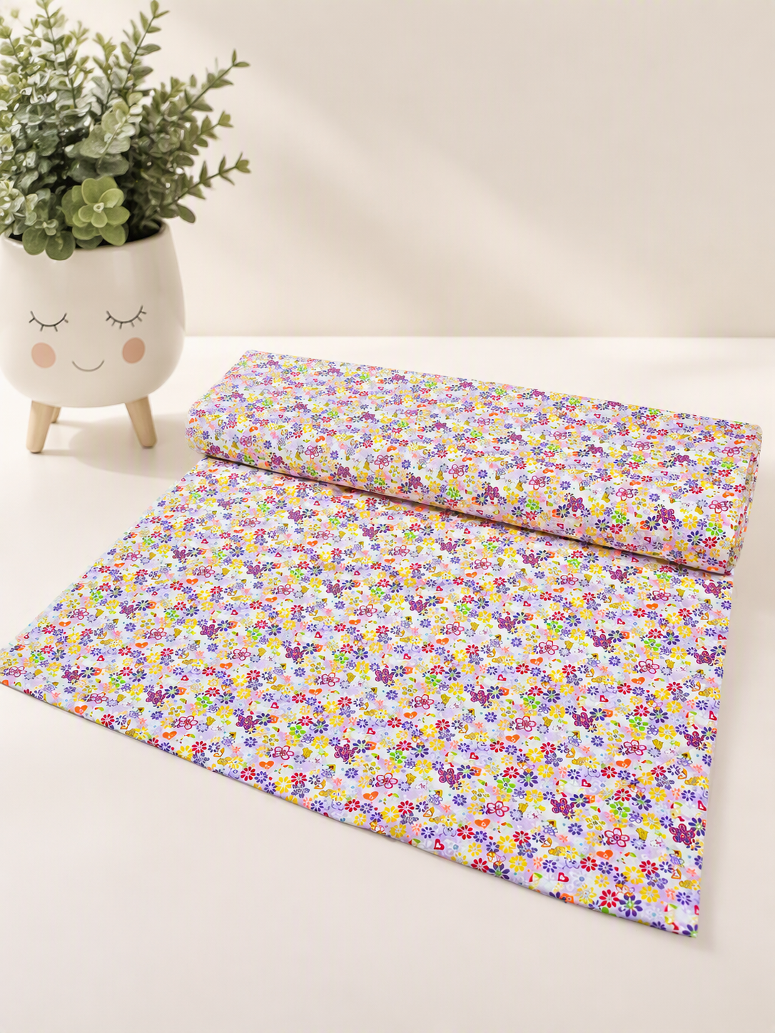 پارچه ملحفه ای نخی عرض 1.5 کد 512