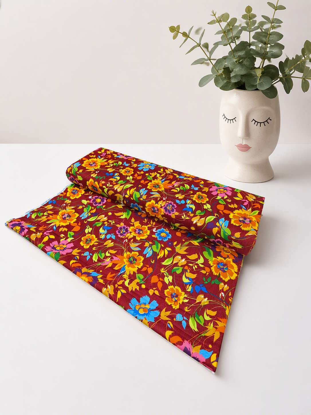 پارچه ملحفه ای نخی عرض 1.5 کد 515