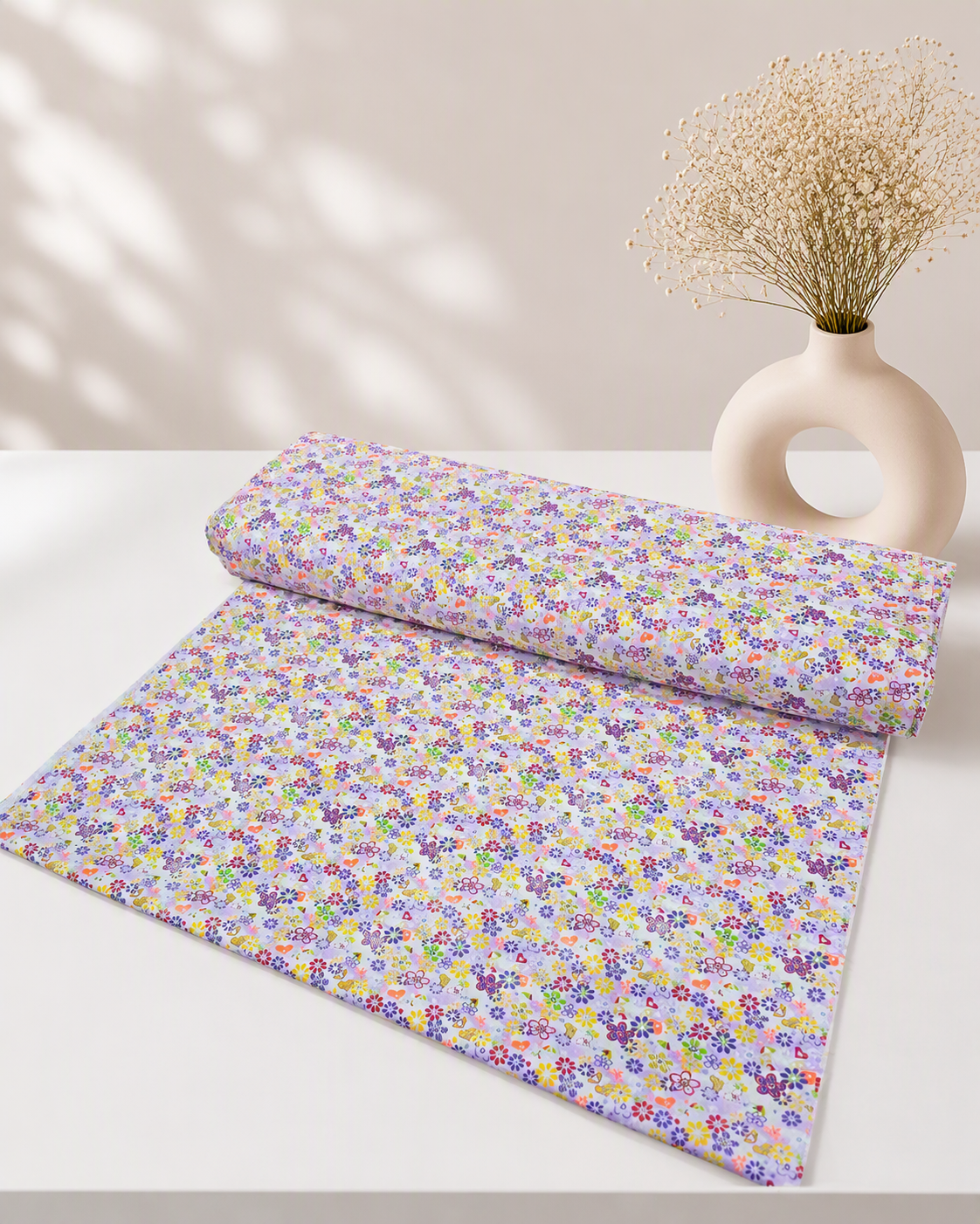 پارچه ملحفه ای نخی عرض 1.5 کد 537