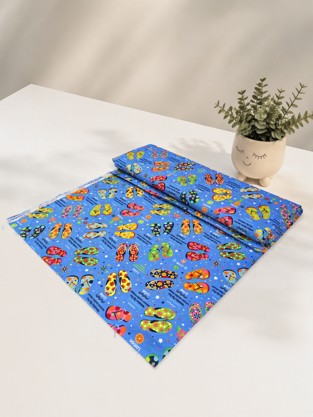 پارچه ملحفه ای نخی عرض 1.5 کد 556