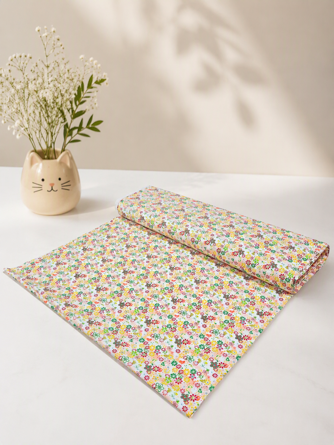 پارچه ملحفه ای نخی عرض 1.5 کد 564