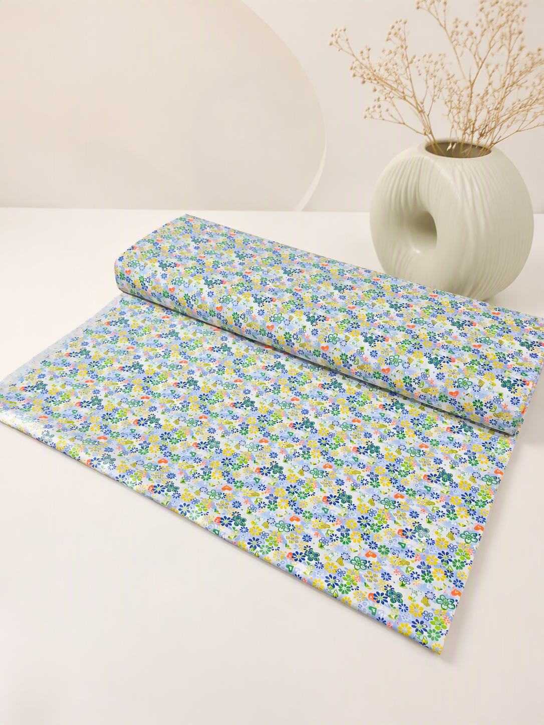پارچه ملحفه ای نخی عرض 1.5 کد 582