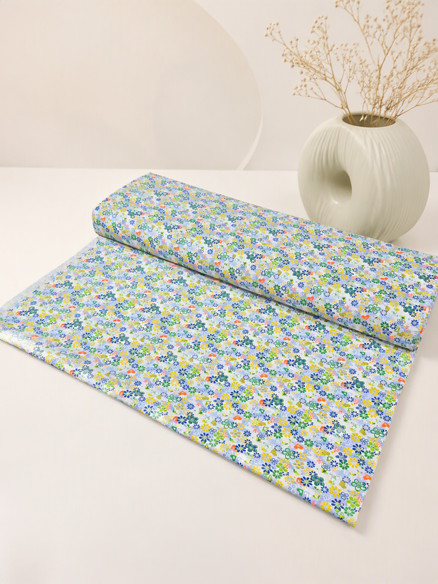 پارچه ملحفه ای نخی عرض 1.5 کد 582
