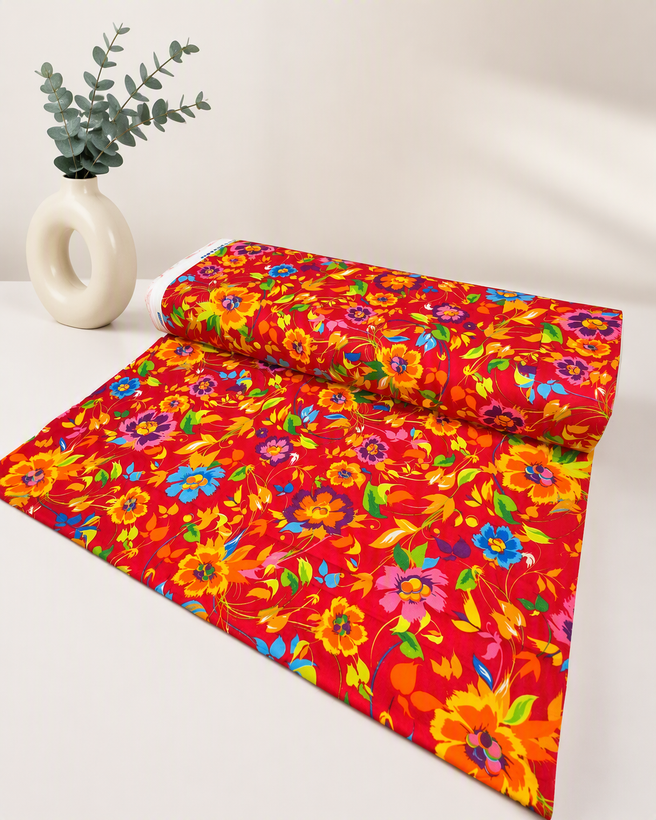 پارچه ملحفه ای نخی عرض 1.5 کد 588
