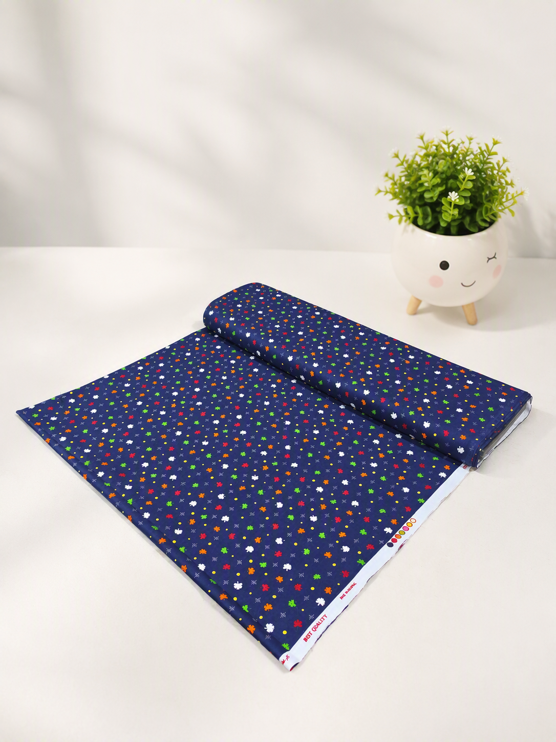 پارچه ملحفه ای نخی عرض 1.5 کد 605
