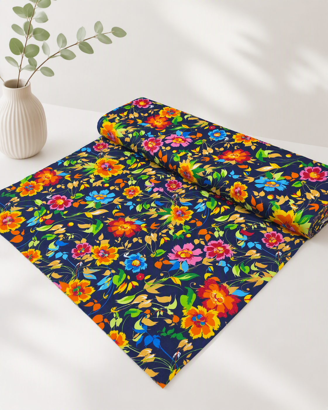 پارچه ملحفه ای نخی عرض 1.5 کد 607