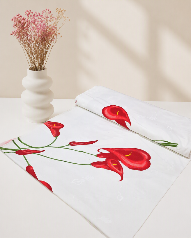 پارچه ملحفه ای عرض 3 نخی کد 615